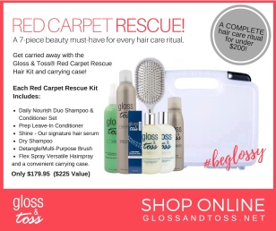 Red Carpet Hair Kit from Gloss & Toss